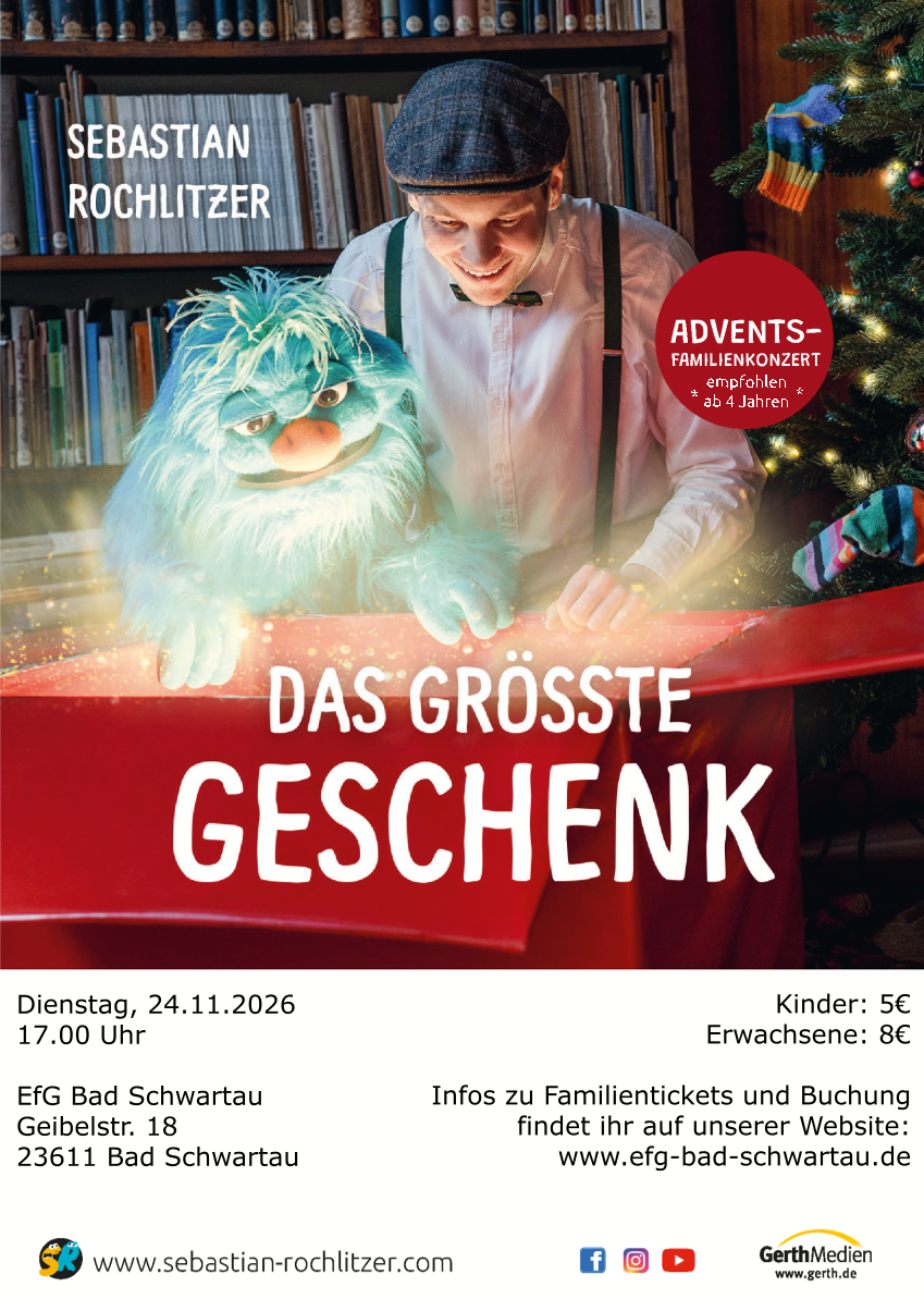 Plakat Das größte Geschenk 2026