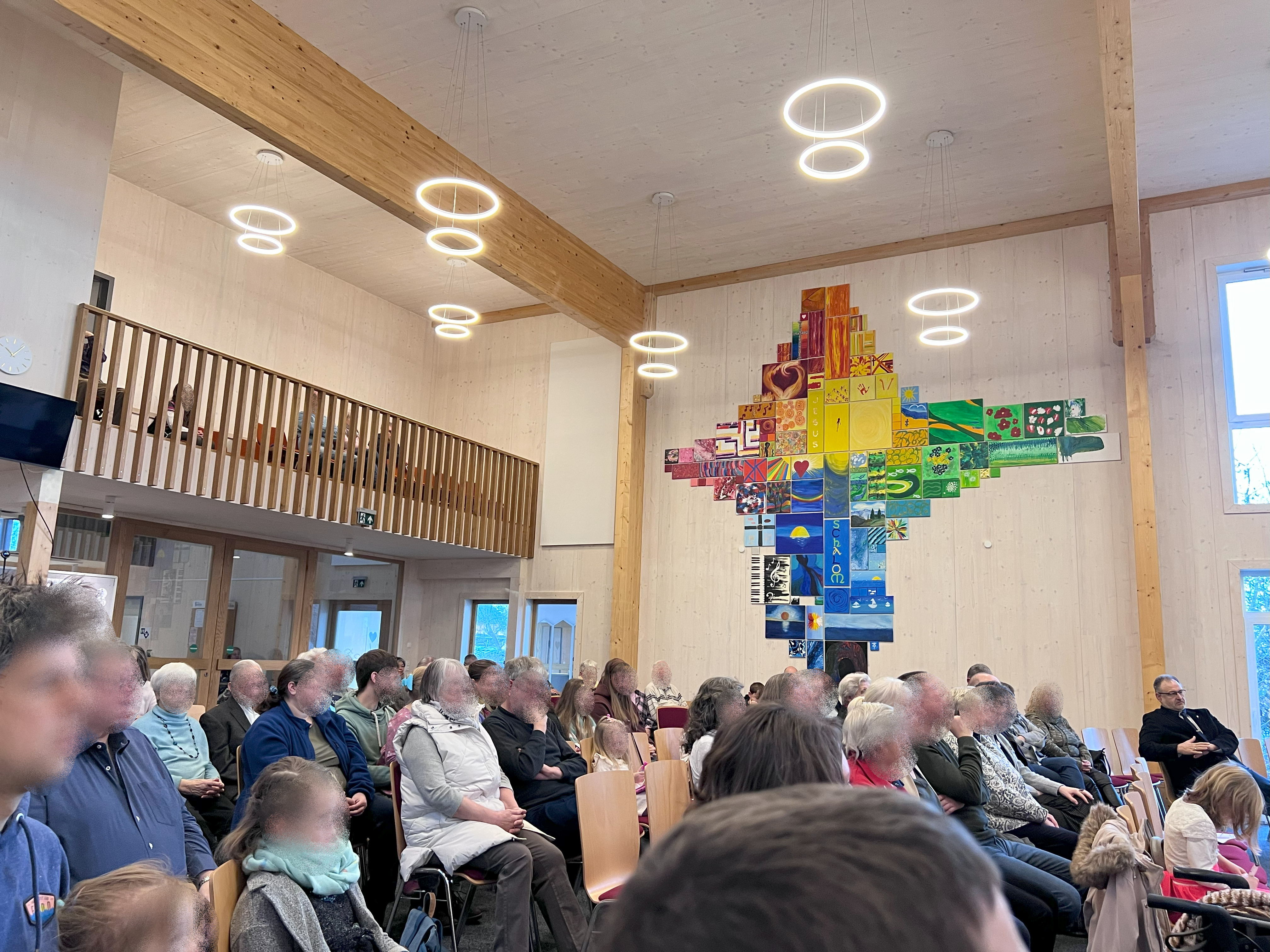 Unser Pastor predigt