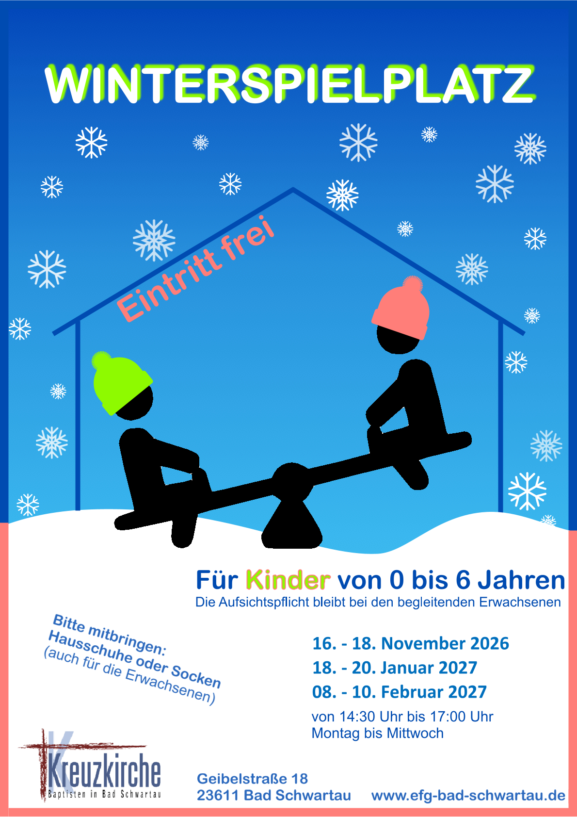 Einladung zum Winterspielplatz